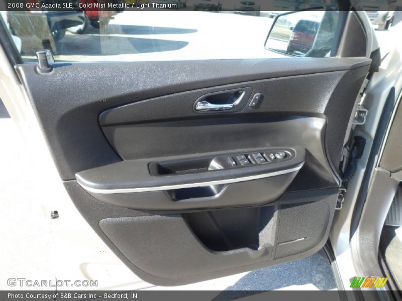 Gold Mist Metallic / Light Titanium 2008 GMC Acadia SLE
