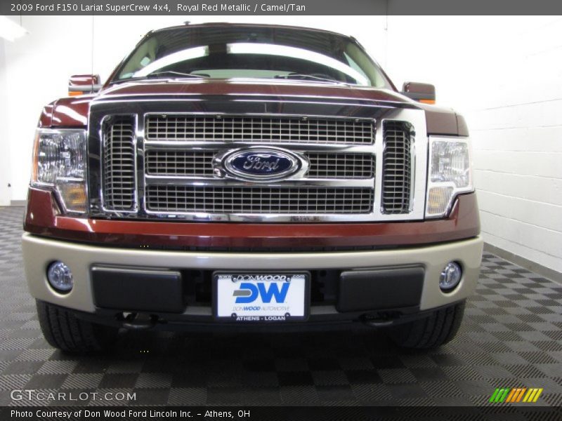 Royal Red Metallic / Camel/Tan 2009 Ford F150 Lariat SuperCrew 4x4