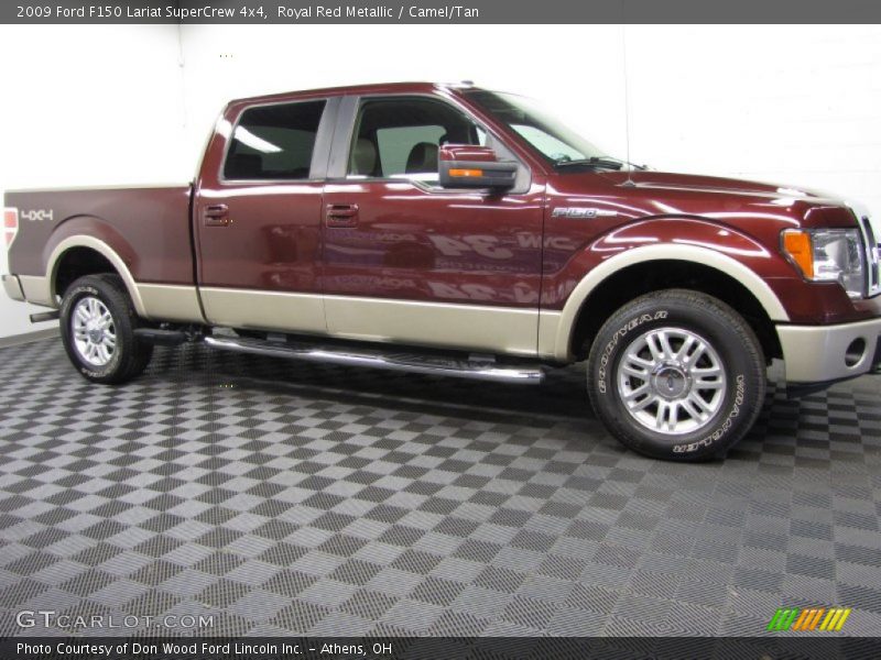  2009 F150 Lariat SuperCrew 4x4 Royal Red Metallic