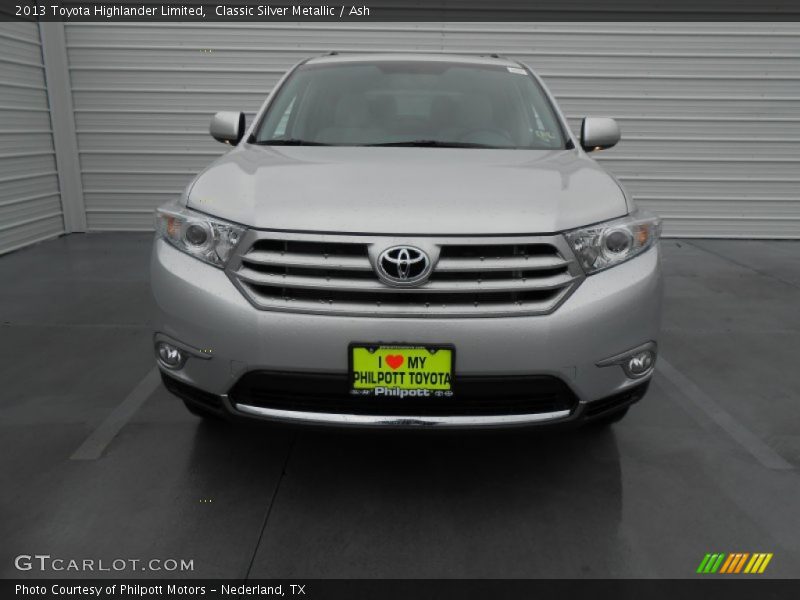 Classic Silver Metallic / Ash 2013 Toyota Highlander Limited