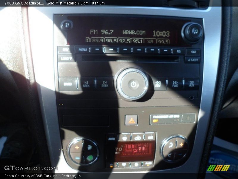 Gold Mist Metallic / Light Titanium 2008 GMC Acadia SLE