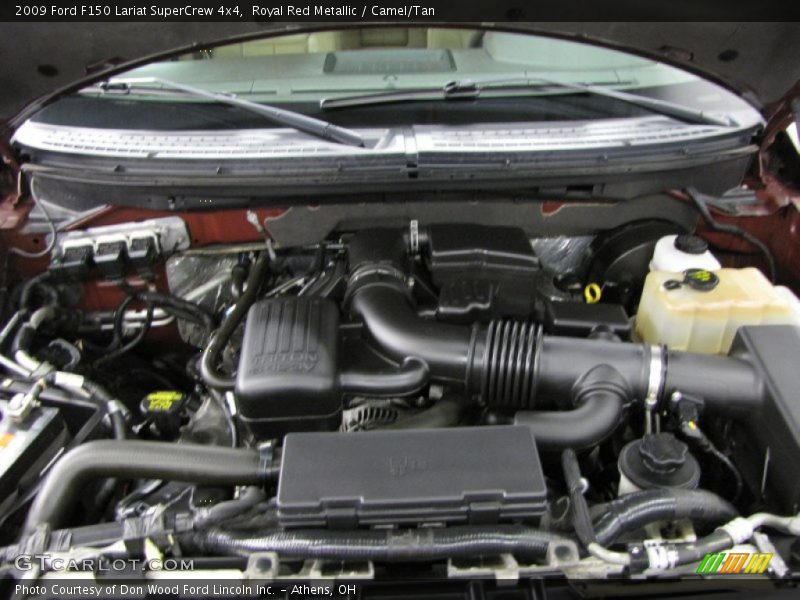 Royal Red Metallic / Camel/Tan 2009 Ford F150 Lariat SuperCrew 4x4