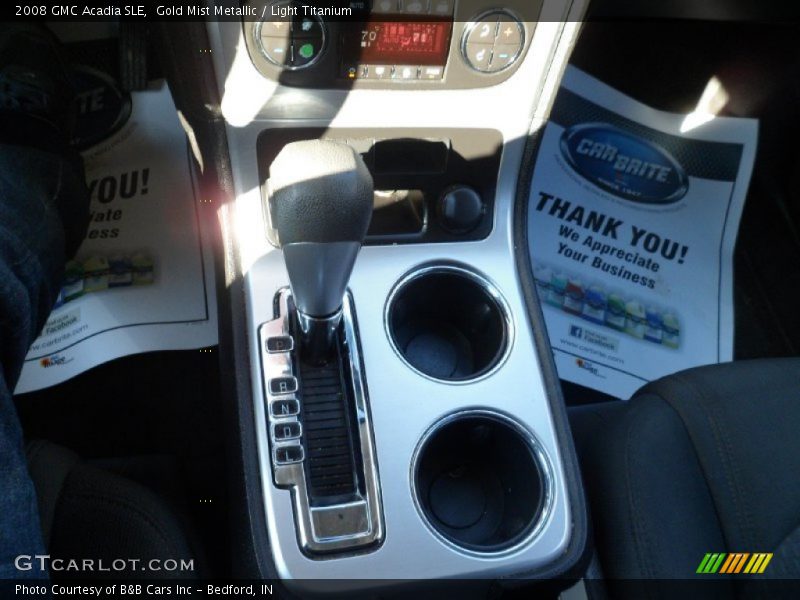 Gold Mist Metallic / Light Titanium 2008 GMC Acadia SLE