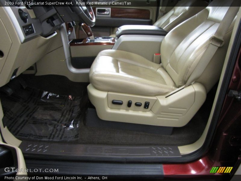 Royal Red Metallic / Camel/Tan 2009 Ford F150 Lariat SuperCrew 4x4