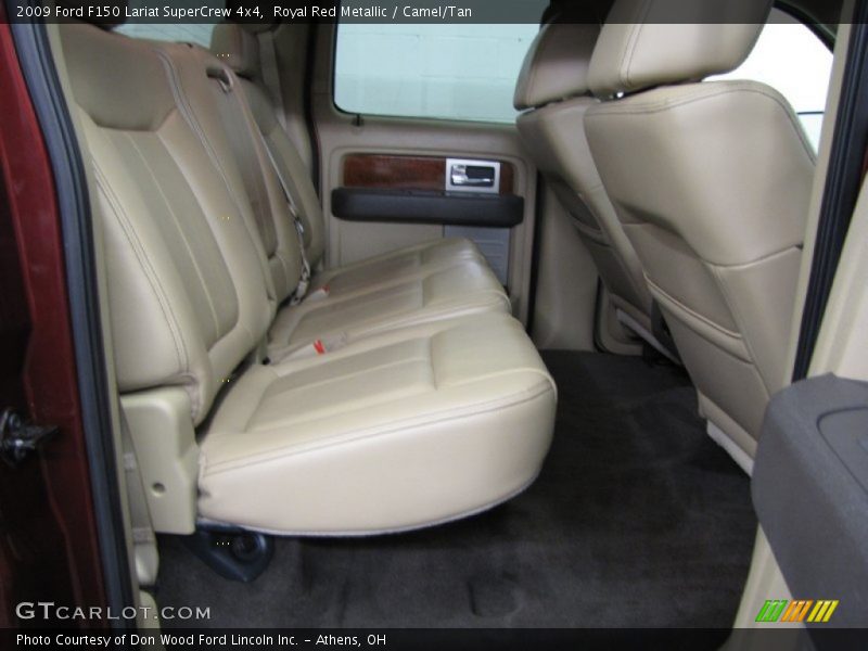 Royal Red Metallic / Camel/Tan 2009 Ford F150 Lariat SuperCrew 4x4