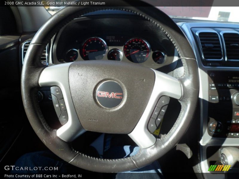Gold Mist Metallic / Light Titanium 2008 GMC Acadia SLE