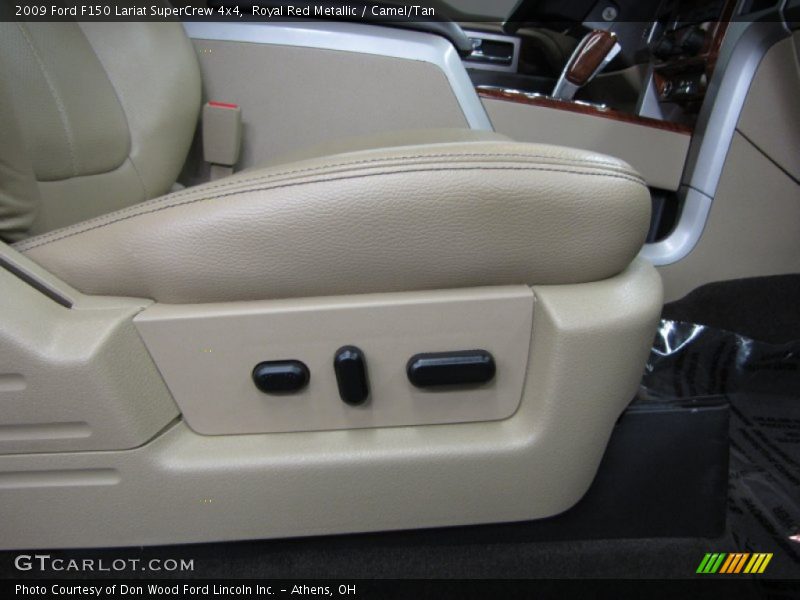 Royal Red Metallic / Camel/Tan 2009 Ford F150 Lariat SuperCrew 4x4