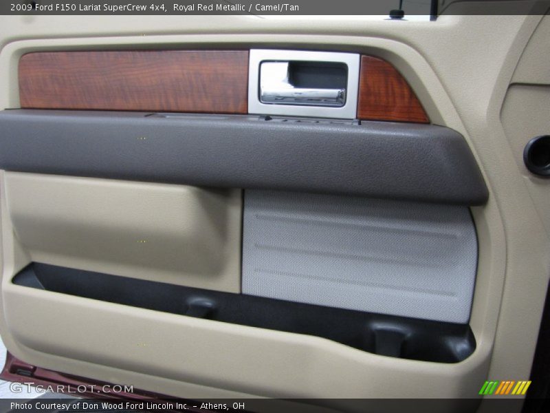Royal Red Metallic / Camel/Tan 2009 Ford F150 Lariat SuperCrew 4x4