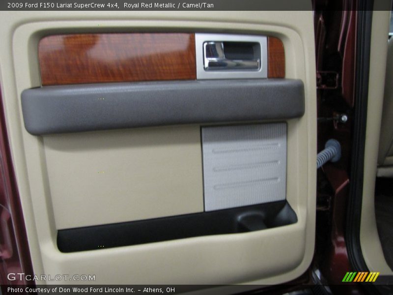 Royal Red Metallic / Camel/Tan 2009 Ford F150 Lariat SuperCrew 4x4