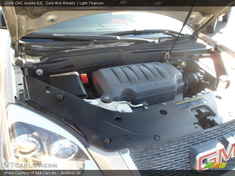 Gold Mist Metallic / Light Titanium 2008 GMC Acadia SLE
