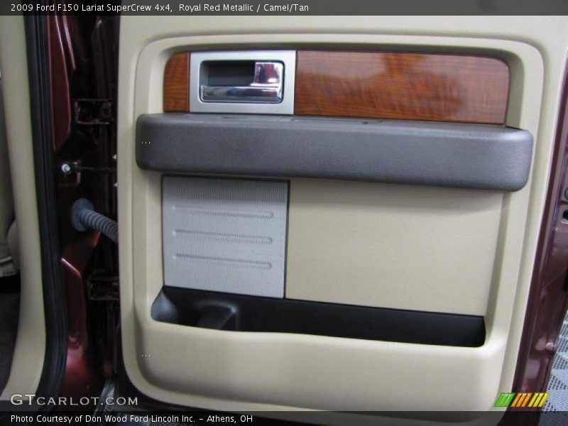 Royal Red Metallic / Camel/Tan 2009 Ford F150 Lariat SuperCrew 4x4