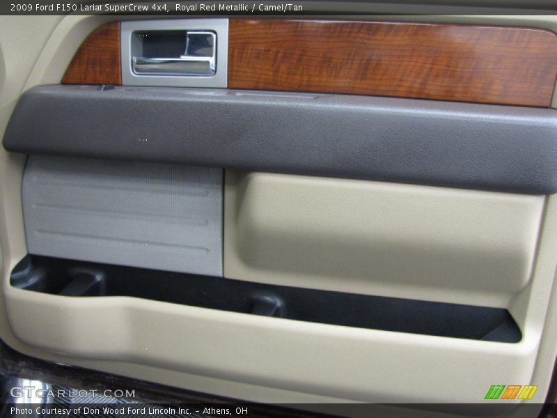 Royal Red Metallic / Camel/Tan 2009 Ford F150 Lariat SuperCrew 4x4