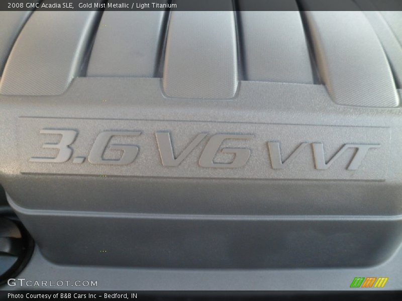Gold Mist Metallic / Light Titanium 2008 GMC Acadia SLE