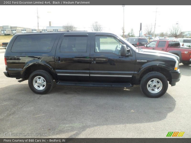 Black / Medium Parchment 2002 Ford Excursion Limited 4x4