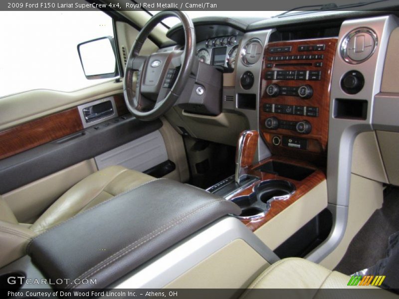 Royal Red Metallic / Camel/Tan 2009 Ford F150 Lariat SuperCrew 4x4
