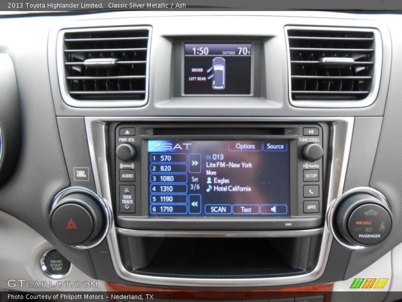 Classic Silver Metallic / Ash 2013 Toyota Highlander Limited