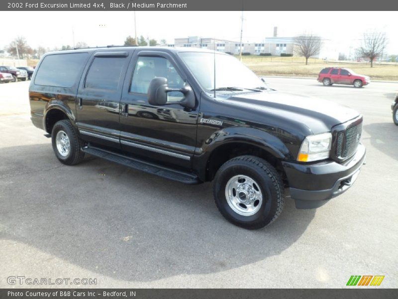 Black / Medium Parchment 2002 Ford Excursion Limited 4x4