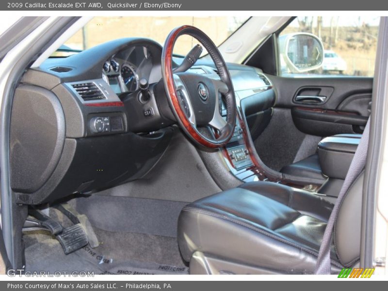 Quicksilver / Ebony/Ebony 2009 Cadillac Escalade EXT AWD