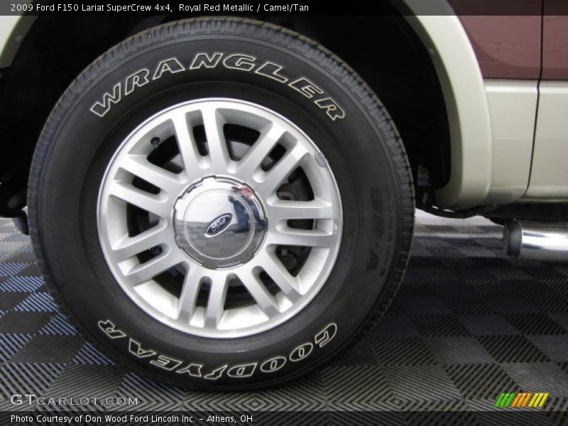 Royal Red Metallic / Camel/Tan 2009 Ford F150 Lariat SuperCrew 4x4