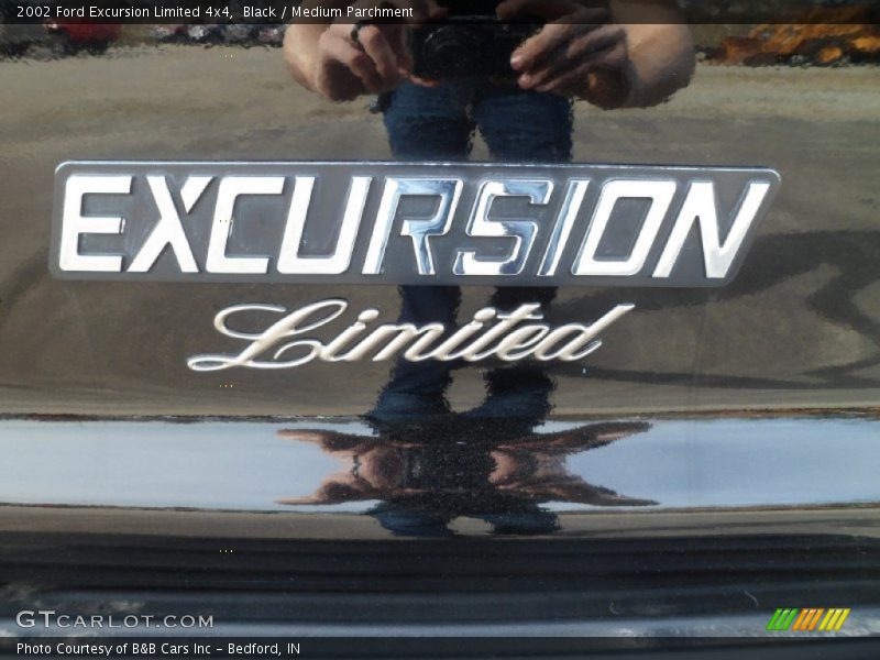 Black / Medium Parchment 2002 Ford Excursion Limited 4x4