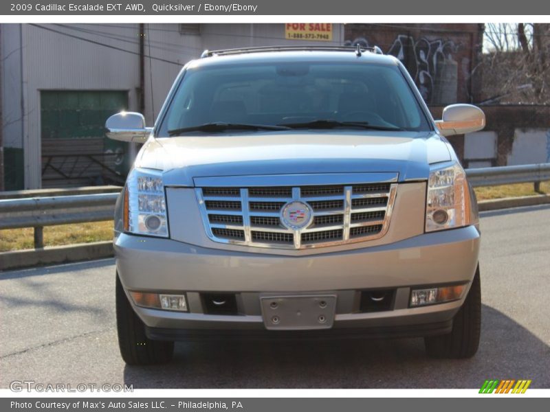 Quicksilver / Ebony/Ebony 2009 Cadillac Escalade EXT AWD