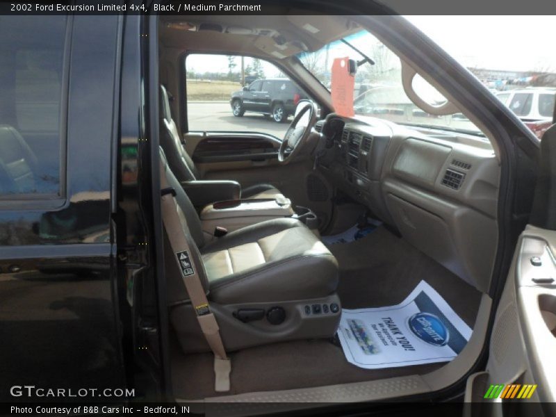 Black / Medium Parchment 2002 Ford Excursion Limited 4x4