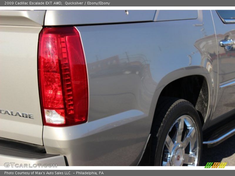 Quicksilver / Ebony/Ebony 2009 Cadillac Escalade EXT AWD