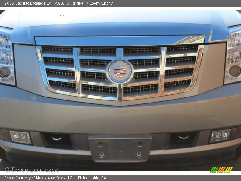 Quicksilver / Ebony/Ebony 2009 Cadillac Escalade EXT AWD