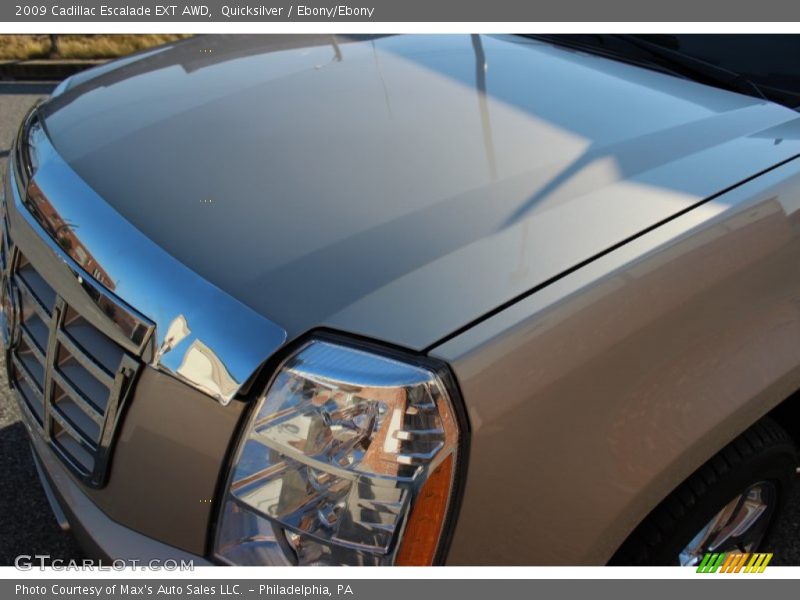 Quicksilver / Ebony/Ebony 2009 Cadillac Escalade EXT AWD