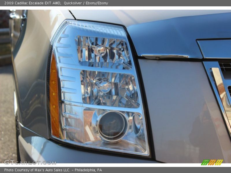 Quicksilver / Ebony/Ebony 2009 Cadillac Escalade EXT AWD
