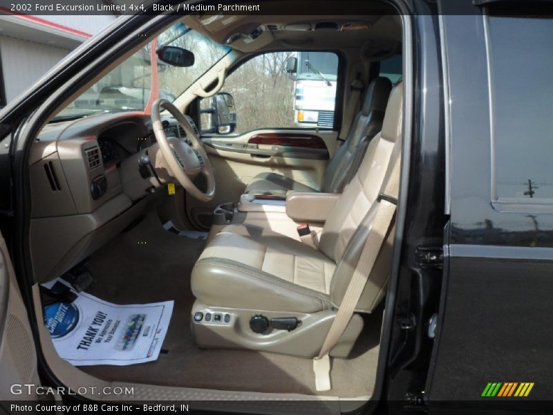 Black / Medium Parchment 2002 Ford Excursion Limited 4x4