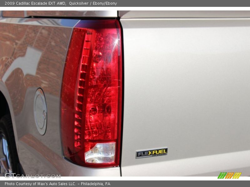 Quicksilver / Ebony/Ebony 2009 Cadillac Escalade EXT AWD