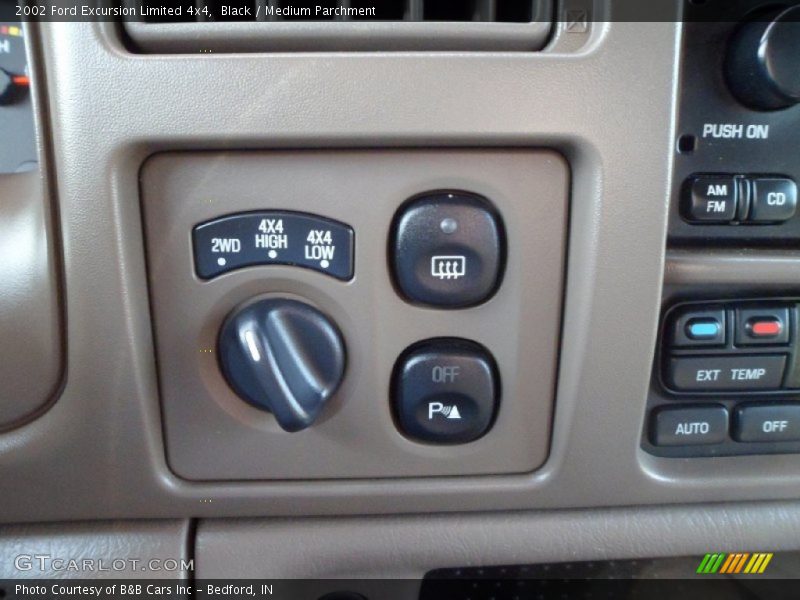 Controls of 2002 Excursion Limited 4x4