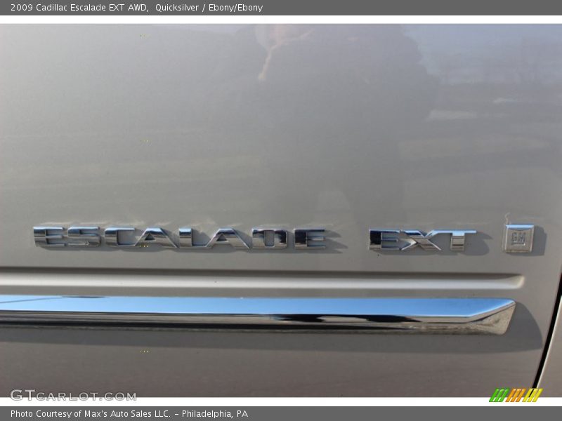 Quicksilver / Ebony/Ebony 2009 Cadillac Escalade EXT AWD