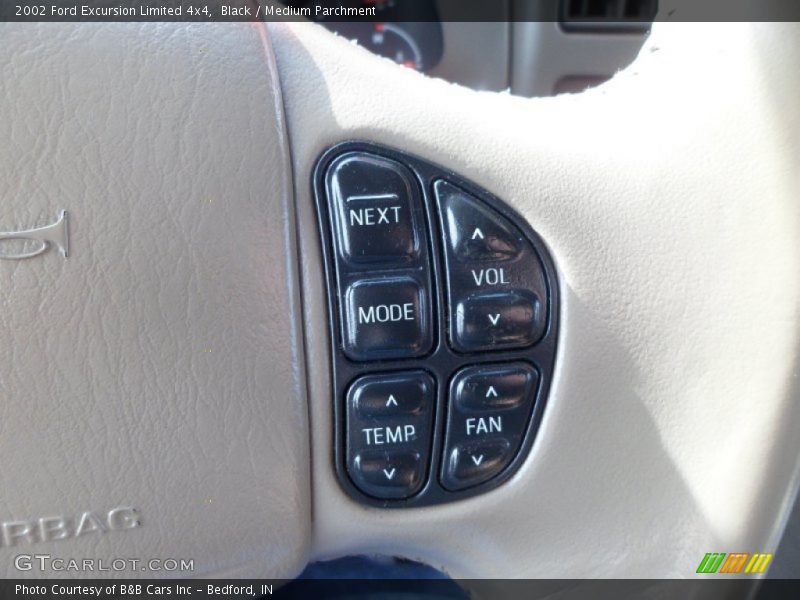 Controls of 2002 Excursion Limited 4x4