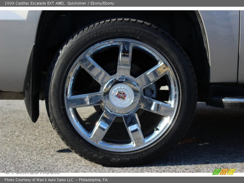 Quicksilver / Ebony/Ebony 2009 Cadillac Escalade EXT AWD
