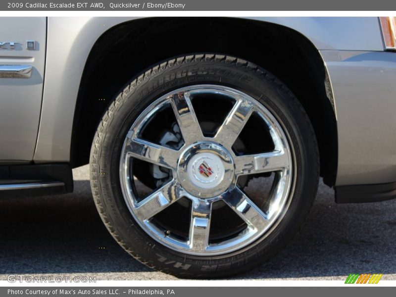 Quicksilver / Ebony/Ebony 2009 Cadillac Escalade EXT AWD