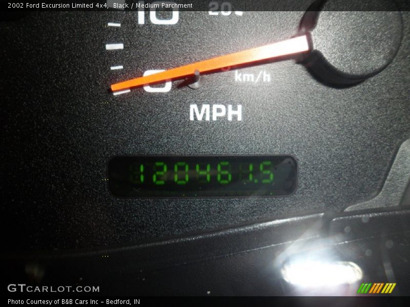 Black / Medium Parchment 2002 Ford Excursion Limited 4x4