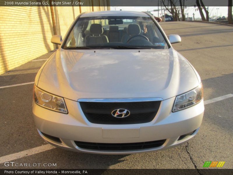 Bright Silver / Gray 2008 Hyundai Sonata GLS
