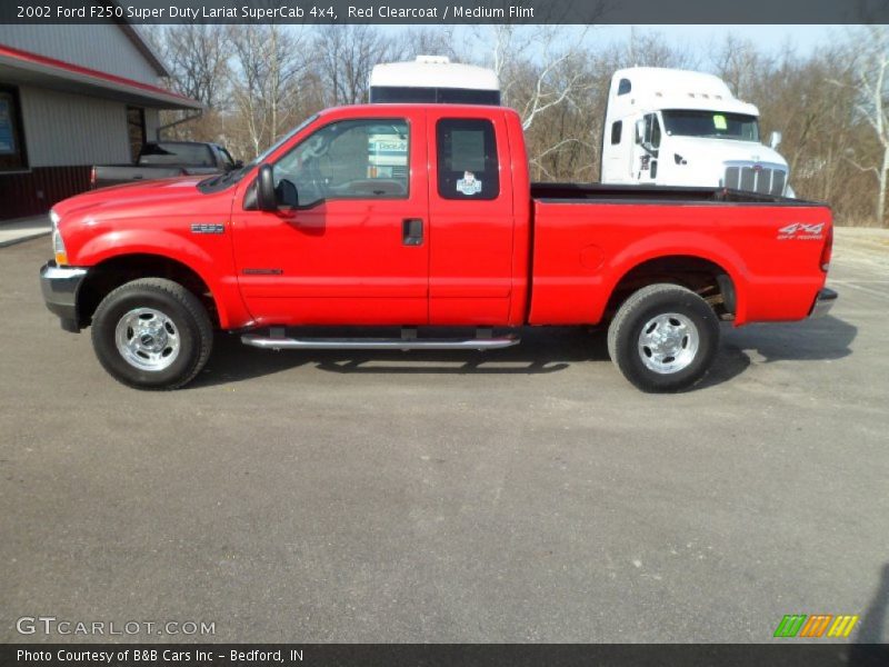  2002 F250 Super Duty Lariat SuperCab 4x4 Red Clearcoat