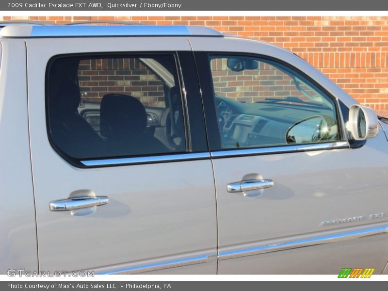 Quicksilver / Ebony/Ebony 2009 Cadillac Escalade EXT AWD