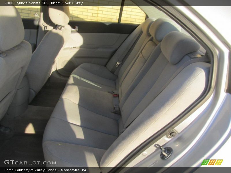 Bright Silver / Gray 2008 Hyundai Sonata GLS