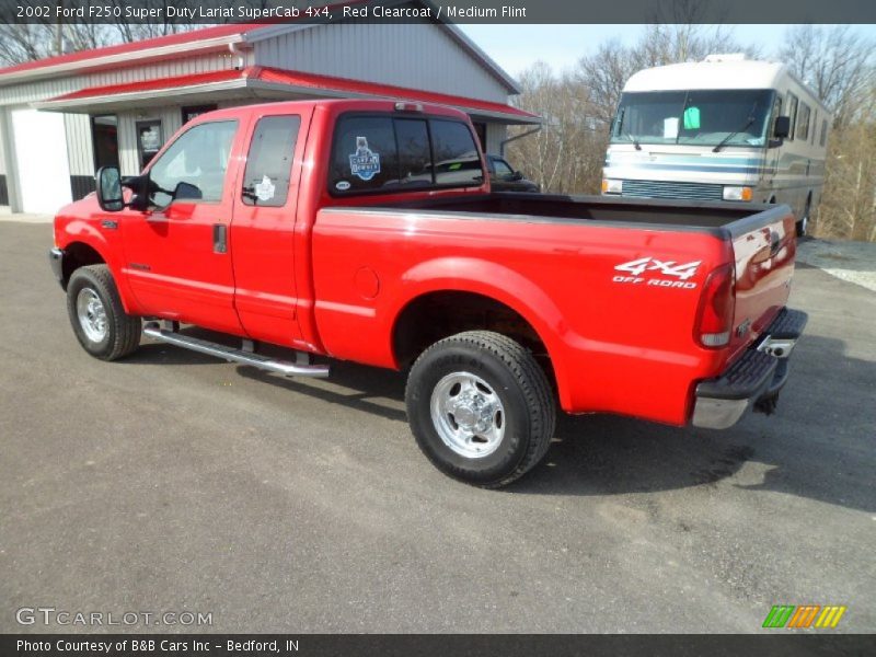  2002 F250 Super Duty Lariat SuperCab 4x4 Red Clearcoat