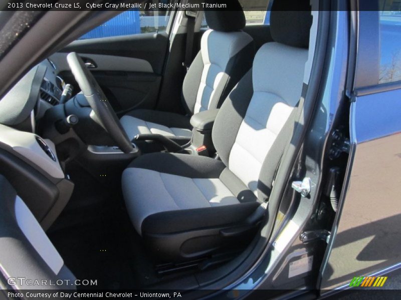 Cyber Gray Metallic / Jet Black/Medium Titanium 2013 Chevrolet Cruze LS