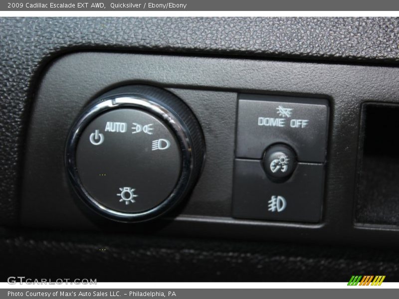 Quicksilver / Ebony/Ebony 2009 Cadillac Escalade EXT AWD