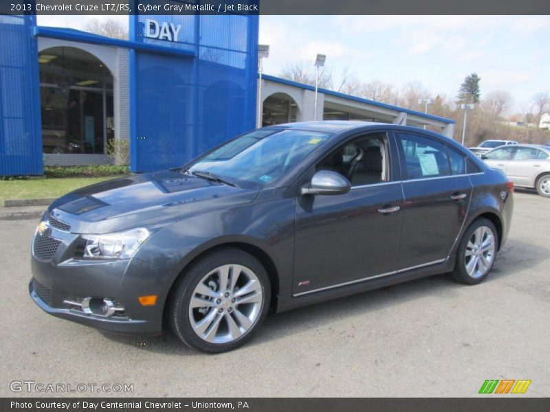Cyber Gray Metallic / Jet Black 2013 Chevrolet Cruze LTZ/RS