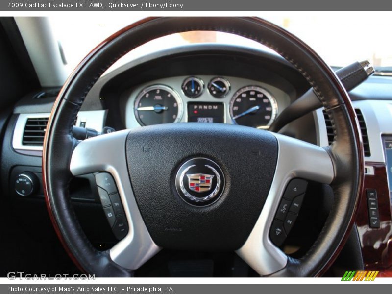 Quicksilver / Ebony/Ebony 2009 Cadillac Escalade EXT AWD