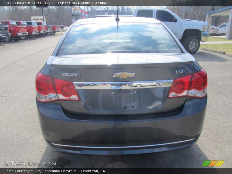 Cyber Gray Metallic / Jet Black 2013 Chevrolet Cruze LTZ/RS
