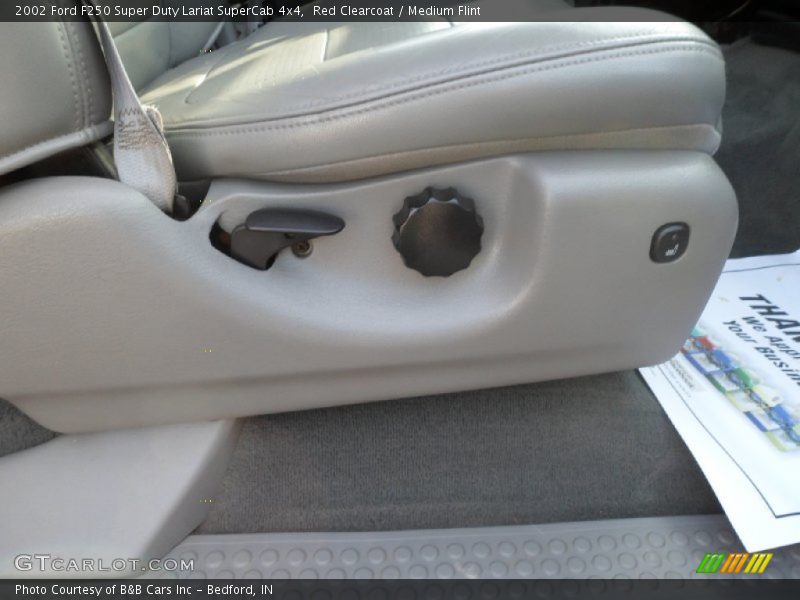 Red Clearcoat / Medium Flint 2002 Ford F250 Super Duty Lariat SuperCab 4x4