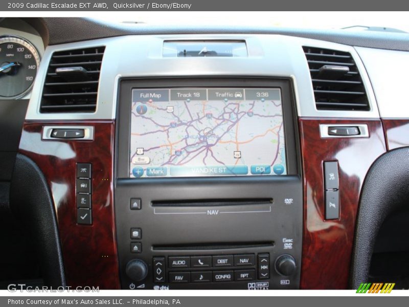 Quicksilver / Ebony/Ebony 2009 Cadillac Escalade EXT AWD